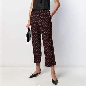 No 21 candy apple print trousers